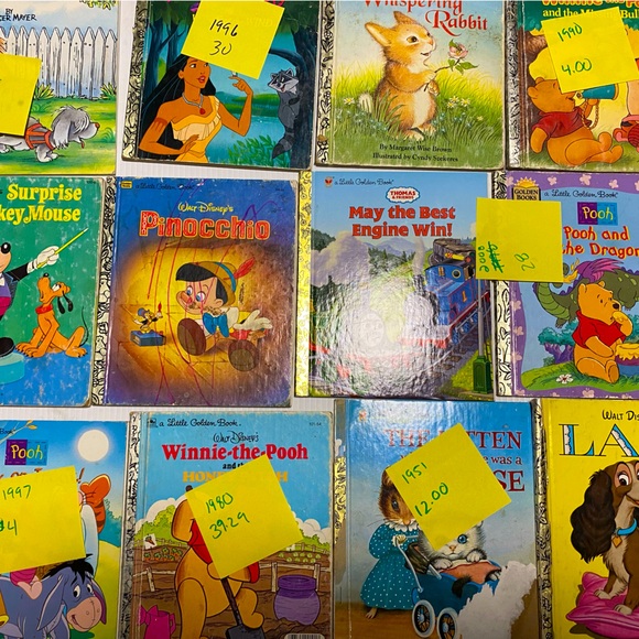 37 golden books by Disney & old Disney books &rare collectors children’s books. - Picture 1 of 10